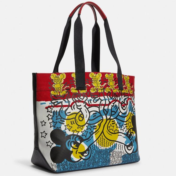 🐭❤️ Disney Mickey Mouse X Keith Haring Tote 38 - Picture 4 of 13